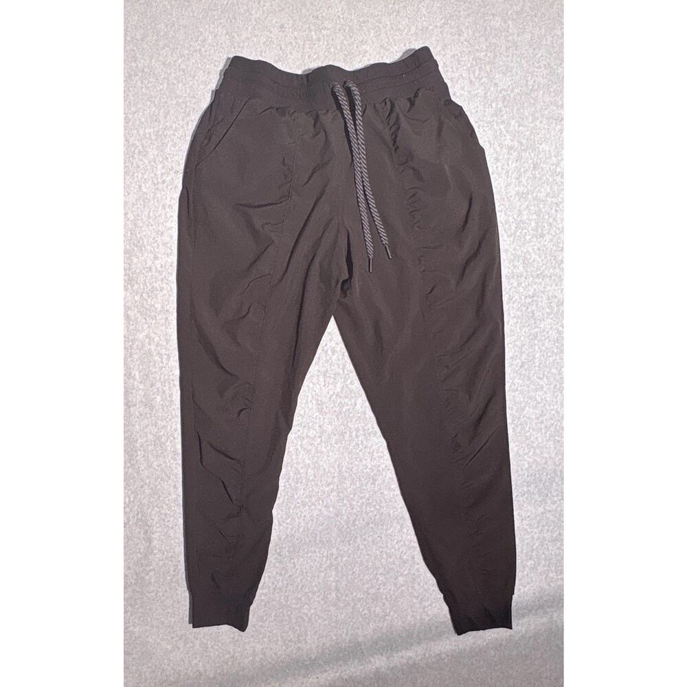 Kyodan Women's Black Solid Jogger Activewear Pants Size M Tapered Elastic